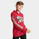 (取寄) バンズ キッズ ホール ショット プルオーバー ブーディ Kids' Vans Hole Shot Pullover Hoodie red VN00087W_601