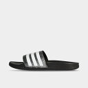 (取寄) アディダス スニーカー ビッグキッズ アディレッタ コンフォート スライド サンダル 大きいサイズ adidas Big Kids' adilette Comfort Slide Sandals black/white/black FY8836_001