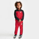 (取寄) ナイキ ボーイズ リトルキッズ トラック スーツ アンド Tシャツ セット Boys' Little Nike Track Suit and T-Shirt Set black/red 86K150_U10