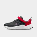 (取寄) ナイキ リトルキッズ ダウンシフター 12 ストレッチ レース カジュアル シューズ Little Kids' Nike Downshifter 12 Stretch Lace Casual Shoes anthracite/light smoke grey/university red/light smoke grey DM4193_001