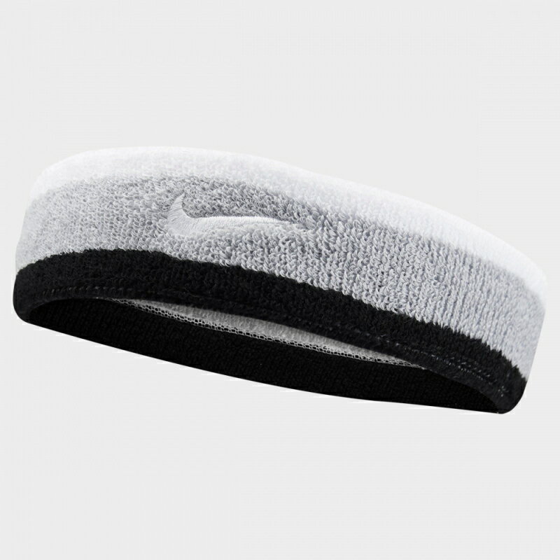 () ʥ å إåɥХ Nike Swoosh Headband white/grey/black N0001544_016