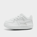 (取寄) ナイキ スニーカー インファント エアフォース1 クリブ カジュアル シューズ Infant 大きいサイズ Nike Air Force 1 Crib Casual Shoes white/white/white CK2201_100