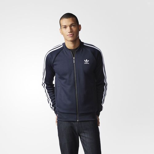 アディダス オリジナルス メンズ トラックジャケット ネイビー スーパースター ジャージ adidas originals Men's Superstar Track Jacket Legend Ink