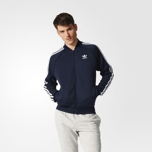 アディダス ジャージ メンズ スーパースター トラックジャケット 紺 ネイビー adidas originals Men's Superstar Track Jacket Legend Ink 【コンビニ受取対応商品】