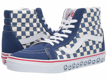 (取寄)Vans(バンズ) スニーカー スケート ハイ リイシュー メンズ Vans Men's SK8 Hi Reissue (Vans BMX) True Navy/White