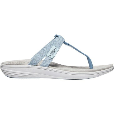 (取寄)キーン レディース ダマヤ サンダル KEEN Women Damaya Flip Flop Sterling Blue/Dress Blue