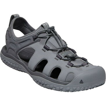 (取寄)キーン メンズ SOLR サンダル KEEN Men's SOLR Sandal Steel Grey/Magnet