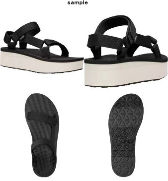 (取寄)テバ レディース フラットフォーム ユニバーサル サンダル Teva Women Flatform Universal Sandal Black/Tan