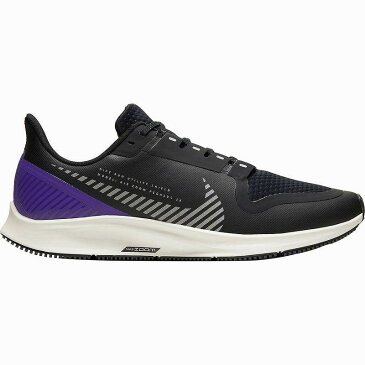 (取寄)ナイキ メンズ エアー ズーム ペガサス 36シールド ランニング シューズ Nike Men's Air Zoom Pegasus 36 Shield Running Shoe Running Shoes Black/Silver-Desert Sand-Voltage Purple