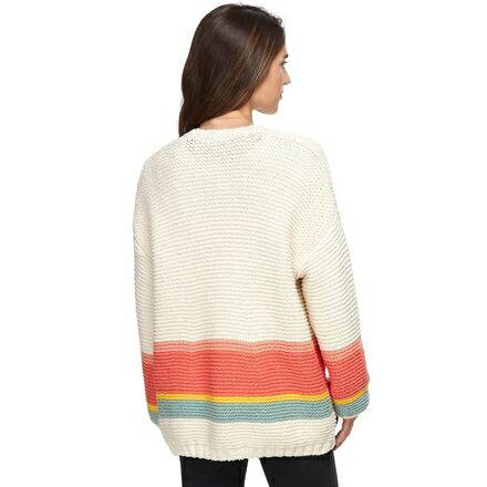 取寄 マリンレイヤー レディース カロリナ カーディガン Marine Layer Women Karolina Cardigan Cream Multi Stripe ジェットラグ店