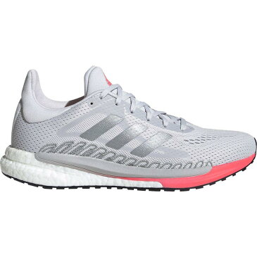 (取寄)アディダス レディース ソーラー グライド 3 ランニング シューズ Adidas Women Solar Glide 3 Running Shoe Running Shoes Dash Grey/Silver Metallic/Signal Pink