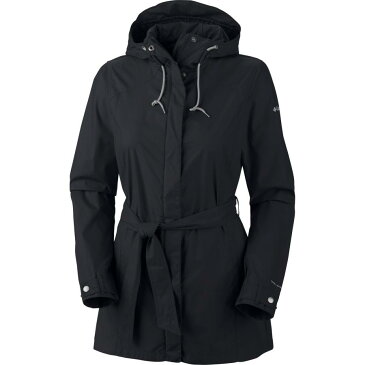 (取寄)コロンビア レディース パードン マイ トレンチ レイン ジャケット Columbia Women Pardon My Rain Jacket Trench Black