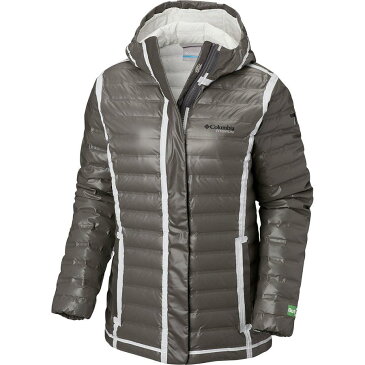 (取寄)コロンビア レディース Titanium アウトドライ Ex エコ フーデッド ダウン ジャケット Columbia Women Titanium Outdry EX Eco Hooded Down Jacket Bamboo Charcoal