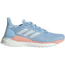 (取寄)アディダス レディース ソーラー ブースト ランニングシューズ Adidas Women Solar Boost Running Shoe Glow Blue/Blue Tint/Glow Pink