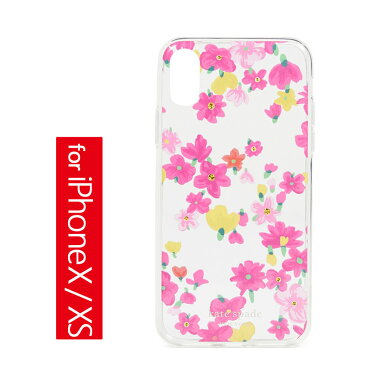 【エントリーでポイント5倍】ケイトスペード iPhoneXS iPhoneX ケース ジュエルド マーカー フローラル アイフォン XS X iPhoneケース Kate Spade New York Jeweled Marker Floral iPhone XS / X Case ClearMulti