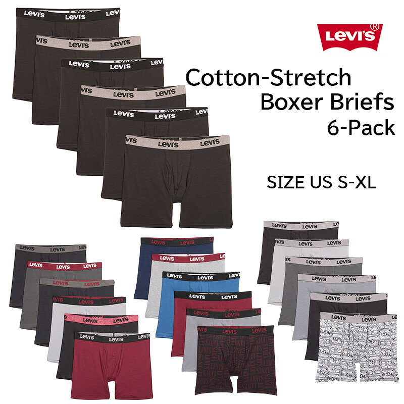 ■商品詳細 ■ブランド Levi's リーバイス ■商品名 Cotton Stretch Boxer Briefs コットン ストレッチ ボクサー ブリーフ ■商品状態 新品未使用・並行輸入品(USサイズ) 輸入品につき、箱に傷み等がある、もしくは箱が付属 しない場合がございます。 予めご了承下さい。 ※インナーウェアのため、返品、交換は出来かねます。 ※カラーやデザインはお選び出来ません。予めご了承ください。 ■メイン素材 コットン ■サイズ ・US Sサイズ(28〜30inch/71〜76cm) ・US Mサイズ(32〜34inch/81〜86cm) ・US Lサイズ(36〜38inch/91〜97cm) ・US XLサイズ(40〜42inch/102〜107cm) USサイズのため日本サイズより、 1〜2サイズほど大きめの造りになっております。 ■備考 リーバイス ボクサーパンツ メンズ 6枚 セット コットン ボクサー ブリーフ おしゃれ ブランド 下着 肌着 綿 綿混 まとめ買い ボクサーブリーフ 6枚組 6点セット アソート 大きいサイズ カジュアル シンプル 無地 柄 ニット Levi's Mens Cotton Stretch Boxer Briefs 6Pack リーバイス ボクサーパンツ メンズ セット ボクサーブリーフ 下着 パンツ アンダーウェア 黒 ブラック 男性 紳士 ロゴ 通気性 スポーツ ブランド 大きいサイズ ギフト プレゼント