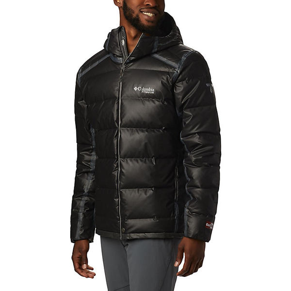 (取寄)コロンビア メンズ チタニウム アウトドライ EX アルタ ピーク ダウン ジャケット Columbia Men's Titanium OutDry Ex Alta Peak Down Jacket Black Heather 送料無料