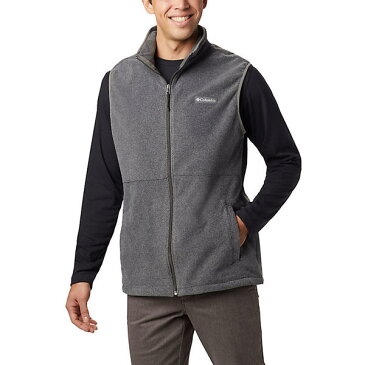 (取寄)コロンビア メンズ ベイスン トレイル フリース ベスト Columbia Men's Basin Trail Fleece Vest Charcoal Heather 送料無料