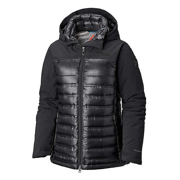 (取寄)コロンビア チタニウム レディース ヒートゾーン 1000 ターボダウン 2 ジャケット Columbia Titanium Women's Heatzone 1000 TurboDown II Jacket Black 送料無料