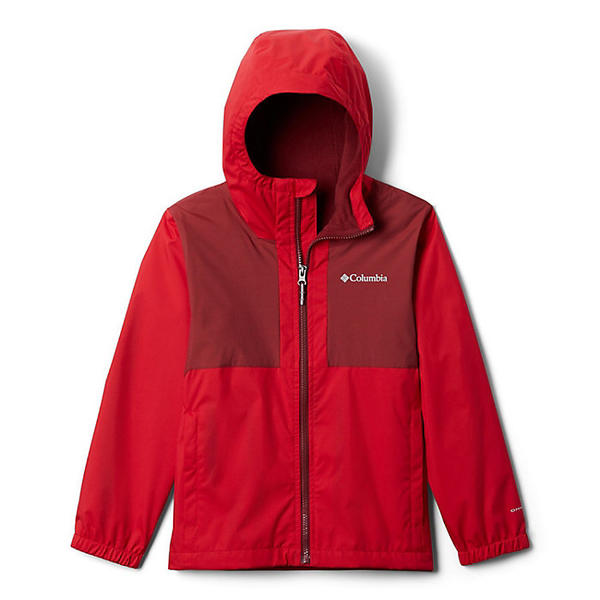 (取寄)コロンビア ボーイズ 男の子 レイニー トレイルズ フリース ライン ジャケット Columbia Boys Rainy Trails Fleece Lined Jacket Mountain Red 送料無料