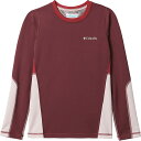 (取寄)コロンビア ユース オムニヒート 3D ニット クルー Columbia Youth Omni-Heat 3D Knit Crew Malbec / Mineral Pink / Marsala Red