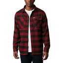 (取寄)コロンビア メンズ アウトドア エレメンツ ストレッチ フランネル シャツ Columbia Men's Outdoor Elements Stretch Flannel Shirt Red Jasper Buffalo Plaid 送料無料