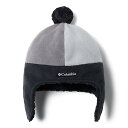 (取寄)コロンビア ユース フロスティ トレイル イヤーフラップ ビーニー Columbia Youth Frosty Trail Earflap Beanie Black/City Grey