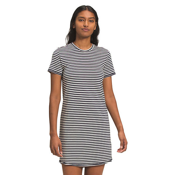 (取寄)ノースフェイス レディース ベスト ティー エバー ドレス The North Face Women's Best Tee Ever Dress Aviator Navy / Vintage White Stripe