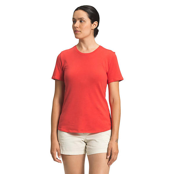 (取寄)ノースフェイス レディース ベスト ティー エバー The North Face Women's Best Tee Ever Horizon Red