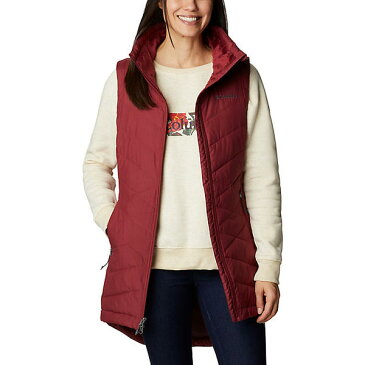 (取寄)コロンビア ウィメンズ ヘブンリー ロング ベスト Columbia Women's Heavenly Long Vest Marsala Red