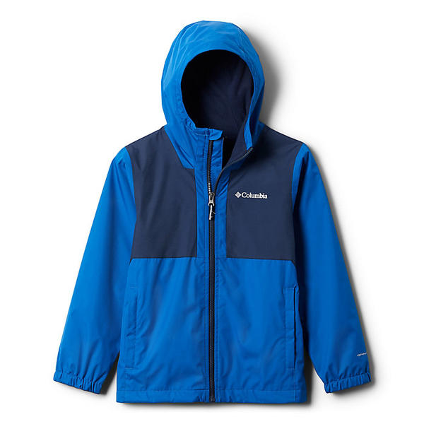 (取寄)コロンビア ボーイズ レイニー トレイルズ フリース ライン ジャケット Columbia Boys Rainy Trails Fleece Lined Jacket Bright Indigo / Coll Navy Slub