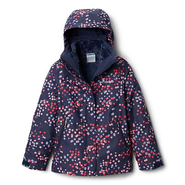 (取寄)コロンビア ガールズ バガブー 2 フリース インターチェンジ ジャケット Columbia Girls Bugaboo II Fleece Interchange Jacket Nocturnal Blot Dot