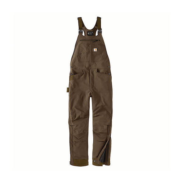 (取寄)カーハート メンズ スーパー ダックス リラックスト フィット インサレーテッド オーバーオール ビブ Carhartt Men's Super Dux Relaxed Fit Insulated Overall Bib Coffee