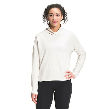 (取寄)ノースフェイス ウィメンズ EA ベイスン ファンネル ネック ロングスリーブ プルオーバー The North Face Women's EA Basin Funnel Neck LS Pullover Gardenia White Heather