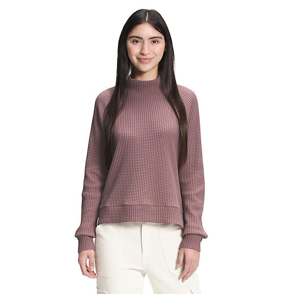 (取寄)ノースフェイス ウィメンズ モック ネック ロングスリーブ シャボー トップ The North Face Women's Mock Neck LS Chabot Top Twilight Mauve