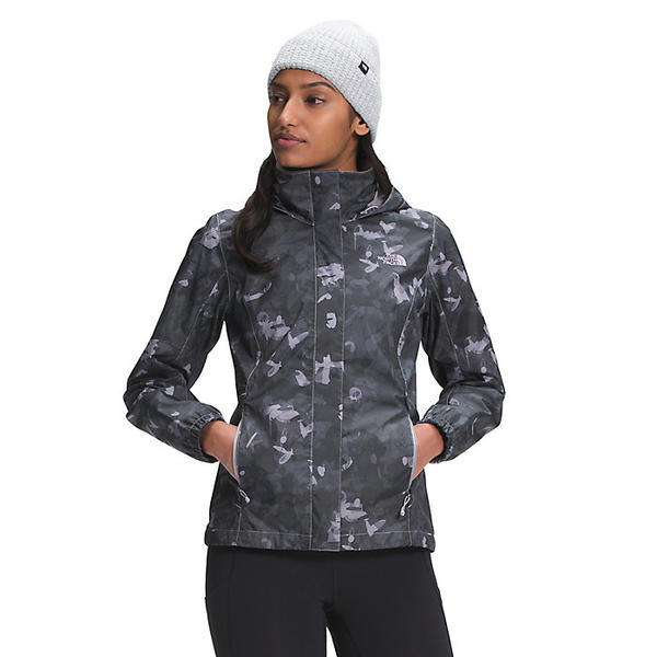 (取寄)ノースフェイス ウィメンズ プリンテッド リゾルブ 2 ジャケット The North Face Women's Printed Resolve 2 Jacket Minimal Grey Scattershot Print