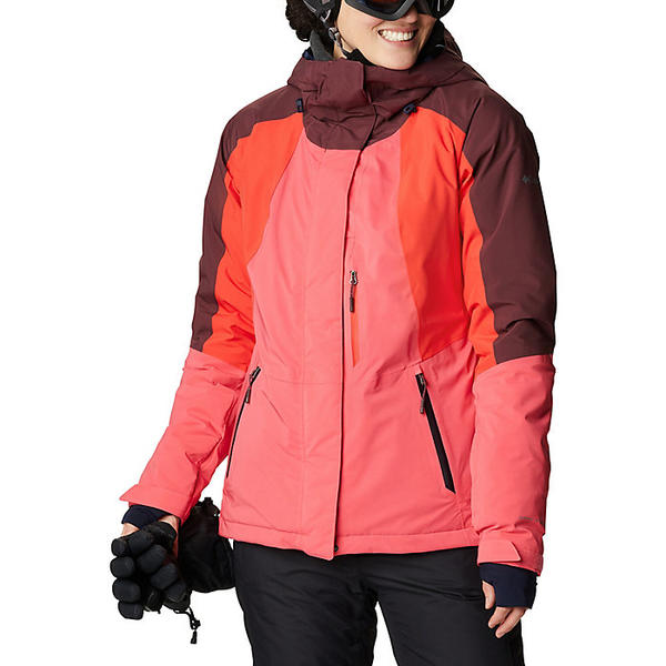 (取寄)コロンビア ウィメンズ グレイシャー ビュー インサレーテッド ジャケット Columbia Women's Glacier View Insulated Jacket Bright Geranium / Bold Orange / Malbec