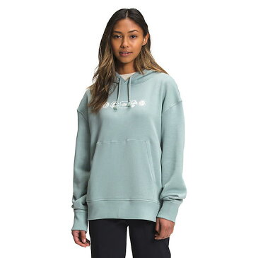 (取寄)ノースフェイス ウィメンズ ヒマラヤ ボトル ソース プルオーバー フーディ The North Face Women's Himalayan Bottle Source Pullover Hoodie Silver Blue