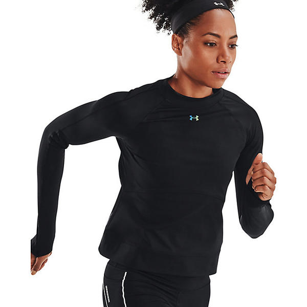 (取寄)アンダーアーマーウィメンズラッシュコールドギアコアトップUnderArmourWomen'sRushColdGearCoreTopBlack/Iridescent