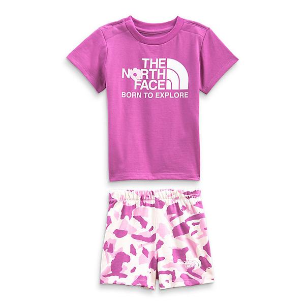 (取寄)ノースフェイス インファント コットン サマー セット The North Face Infant Cotton Summer Set Lilac Sachet Pink Turtle Shell Print