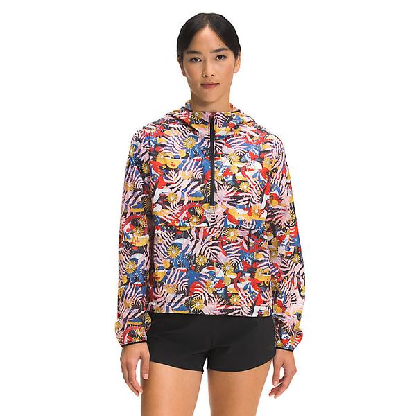 (取寄)ノースフェイス ウィメンズ プリンテッド ウェンディ ピーク アノラック The North Face Women's Printed Windy Peak Anorak TNF Black International Women's Collection Print