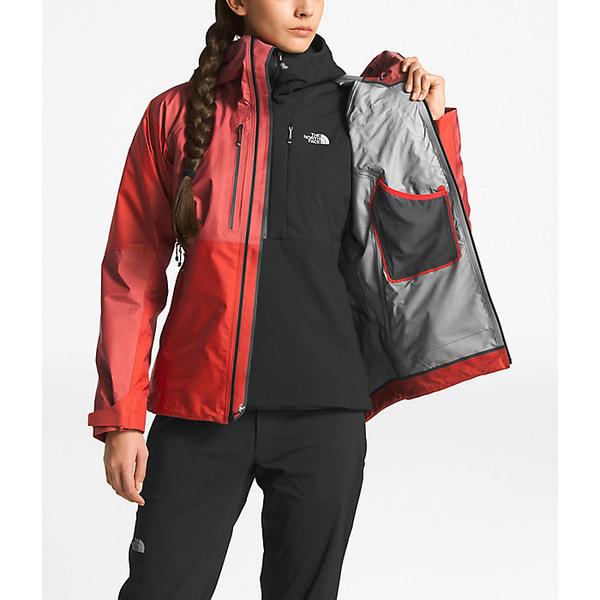 (取寄)ノースフェイス ウィメンズ サミット L5 ヒューズフォーム ゴアテックス Cニット ジャケット The North Face Women's Summit L5 FuseForm GTX C-KNIT Jacket Fiery Red / High Rise Grey Fuse