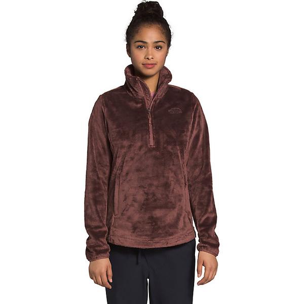 (取寄)ノースフェイス ウィメンズ オシト 1/4 ジップ プルオーバー The North Face Women's Osito 1/4 Zip Pullover Marron Purple