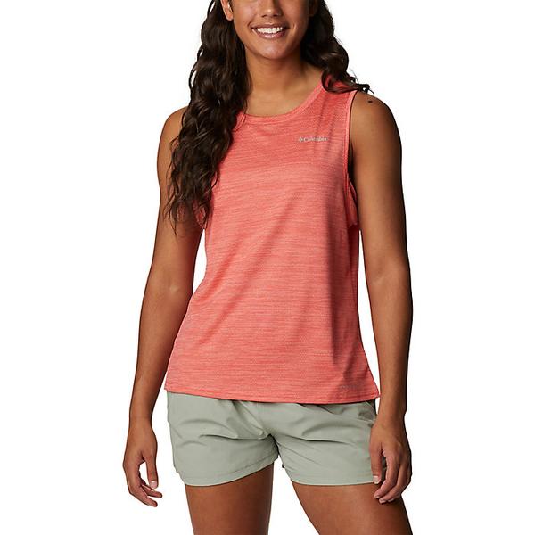 (取寄)コロンビア ウィメンズ アルパイン チル ゼロ タンク Columbia Women's Alpine Chill Zero Tank Red Hibiscus Heather