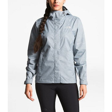 (取寄)ノースフェイス レディース プリント ベンチャー ジャケット The North Face Women's Print Venture Jacket Mid Grey Linear Topo Print