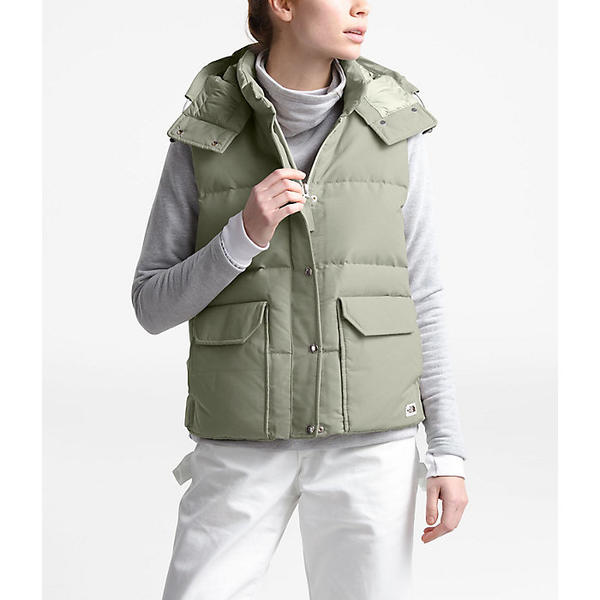 (取寄)ノースフェイス レディース ダウン シェラ ベスト The North Face Women's Down Sierra Vest Dove Grey 送料無料