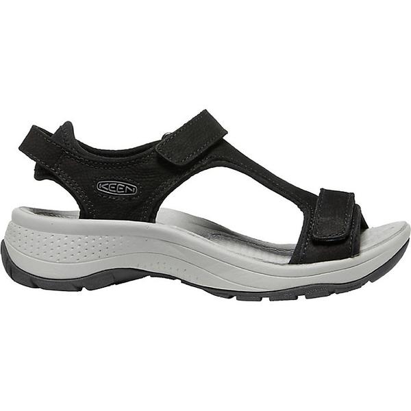 (取寄)キーン ウィメンズ アストリア ウェスト Tストラップ サンダル KEEN Women's Astoria West T-Strap Sandal Black Leather