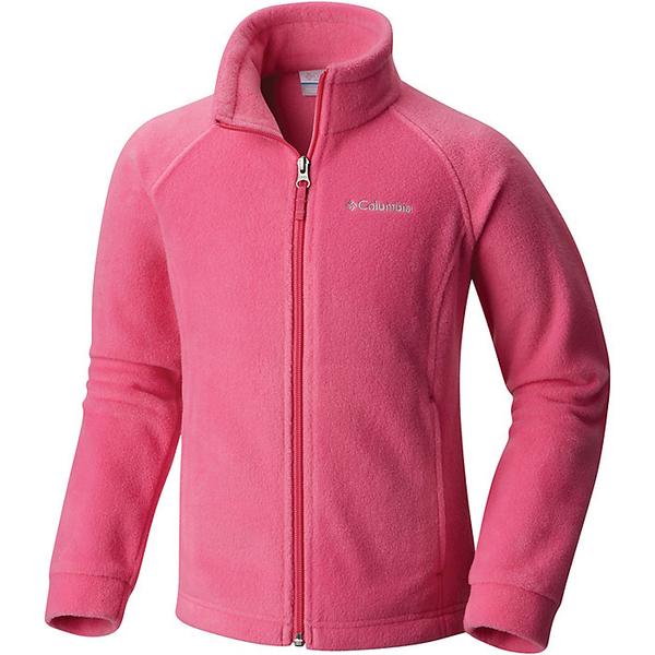 (取寄)コロンビア ユース ガールズ ベントン スプリングス 2 プリンテッド フリースジャケット Columbia Youth Girls Benton Springs II Printed Fleece Jacket Pink Ice