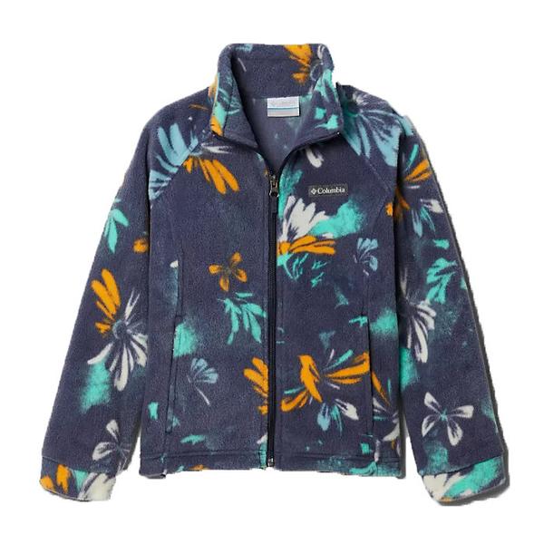 (取寄)コロンビア ユース ガールズ ベントン スプリングス 2 プリンテッド フリースジャケット Columbia Youth Girls Benton Springs II Printed Fleece Jacket Nocturnal Daisy Party Multi