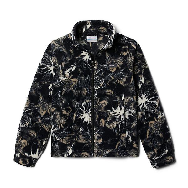 (取寄)コロンビア ガールズ ベントン スプリングス 2 プリンテッド フリースジャケット Columbia Girls Benton Springs II Printed Fleece Jacket Black Aurelian